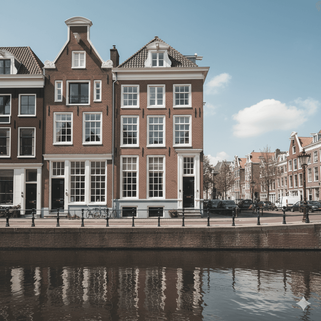 Grachtenpand in Amsterdam